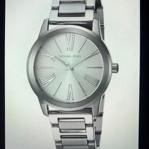 MK Silver Watch